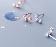 S925 Silver Star Earrings