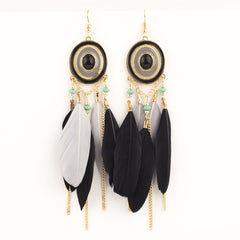 Bohemian Feather Earrings