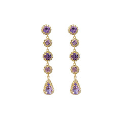 Baroque Crystal Drop Earrings