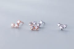 S925 Silver Star Earrings