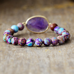 Natural Amethyst Stone Bracelet