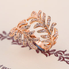 Mimosa Leaves Ring