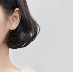 S925 Silver Star Earrings