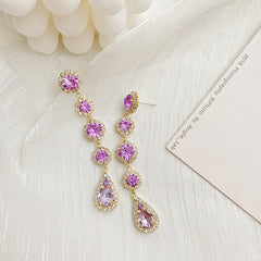 Baroque Crystal Drop Earrings