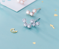 S925 Silver Star Earrings