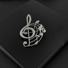 Musical Note Brooch