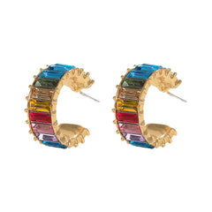 Crystal Zircon Earrings