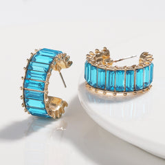 Crystal Zircon Earrings