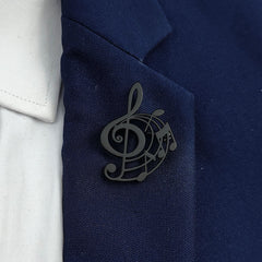 Musical Note Brooch