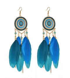 Bohemian Feather Earrings