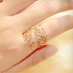 Mimosa Leaves Ring