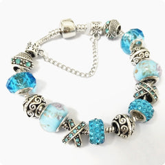 DIY Glass Bead Bracelet