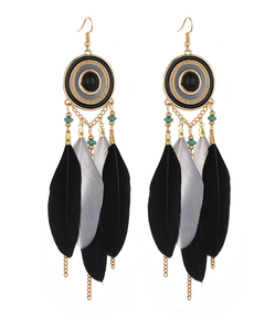 Bohemian Feather Earrings