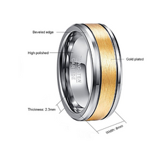 Men's Gold Ring - Fashion Jewelry