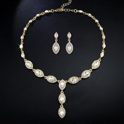 Jewelry Set with Earrings and Necklace