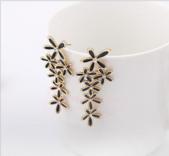 Tassel Earrings, Snowflake Earrings, Five-Petal Flower