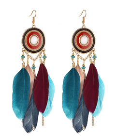 Bohemian Feather Earrings