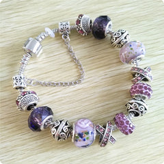 DIY Glass Bead Bracelet