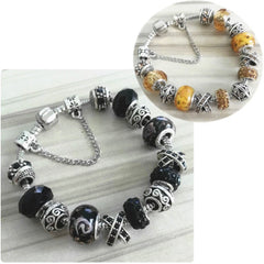 DIY Glass Bead Bracelet