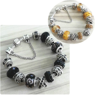 DIY Glass Bead Bracelet