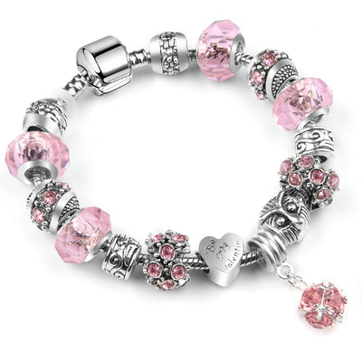 DIY Glass Crystal Beaded Bracelet Kit