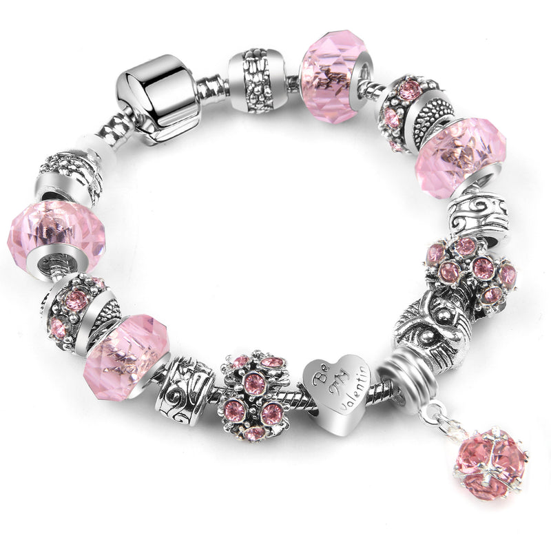 DIY Glass Crystal Beaded Bracelet Kit