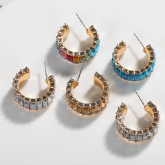 Crystal Zircon Earrings