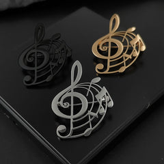 Musical Note Brooch