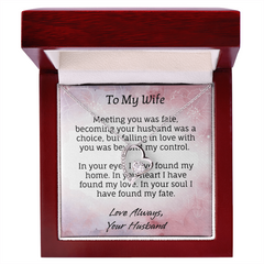 Forever Love Necklace for Wife