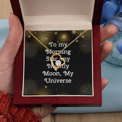 Brilliant CZ Heart Necklace - My Universe