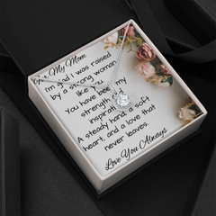 Beautiful Eternal Hope CZ Necklace for Mom with message card.