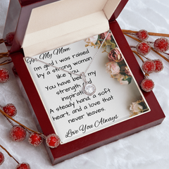 Beautiful Eternal Hope CZ Necklace for Mom with message card.