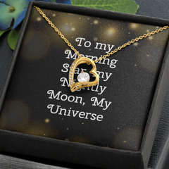 Brilliant CZ Heart Necklace - My Universe