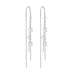 Star Tassel Hook Earrings - Long Chic Earrings for Women