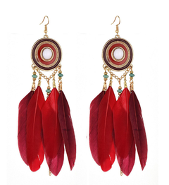 Bohemian Feather Earrings