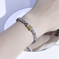 Elegant Simple Crystal Bracelet