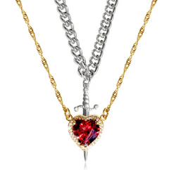 Gothic Heart Necklace