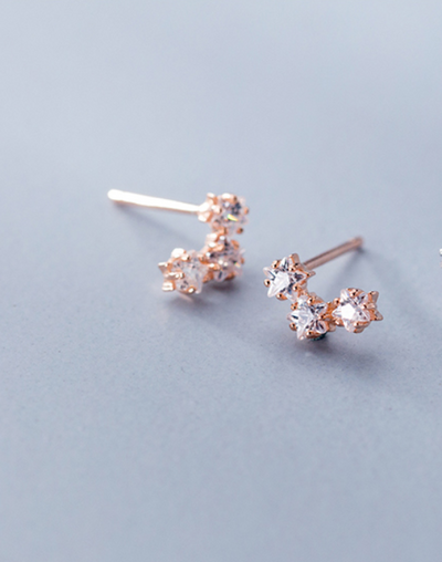 S925 Silver Star Earrings