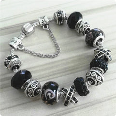 DIY Glass Bead Bracelet