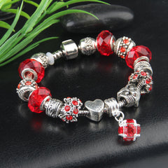 DIY Glass Crystal Beaded Bracelet Kit