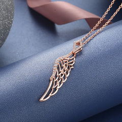 Angel Wing Necklace - 925 Silver